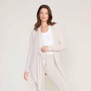 Barefoot Dreams Cozy Knit Robe Cream